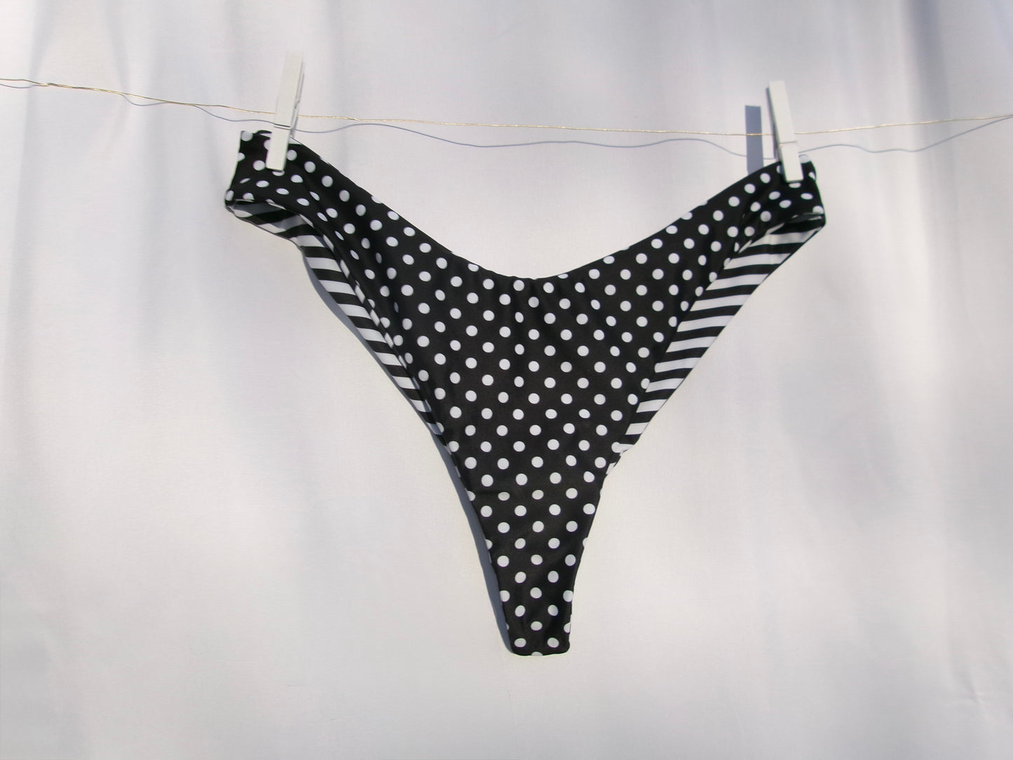 Mixed Signals Reversible Bikini Bottom