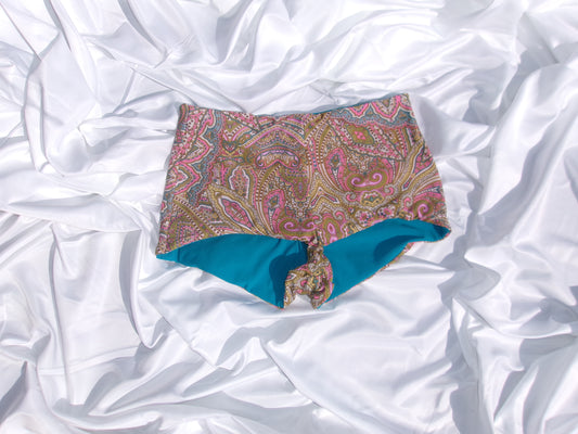 Paisley Breeze Reversible Bikini Bottom