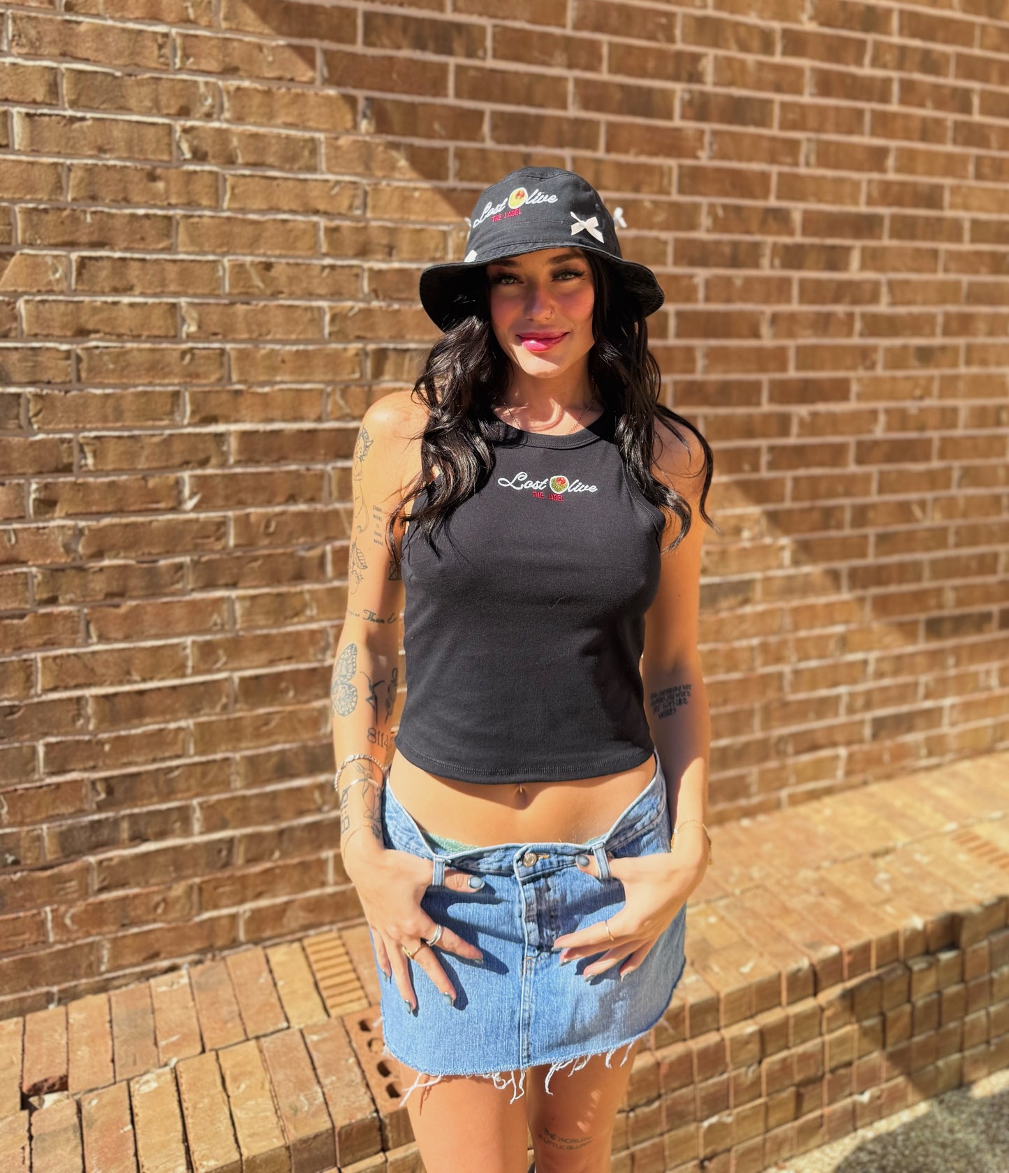 Lost Olive The Label Racer Tank