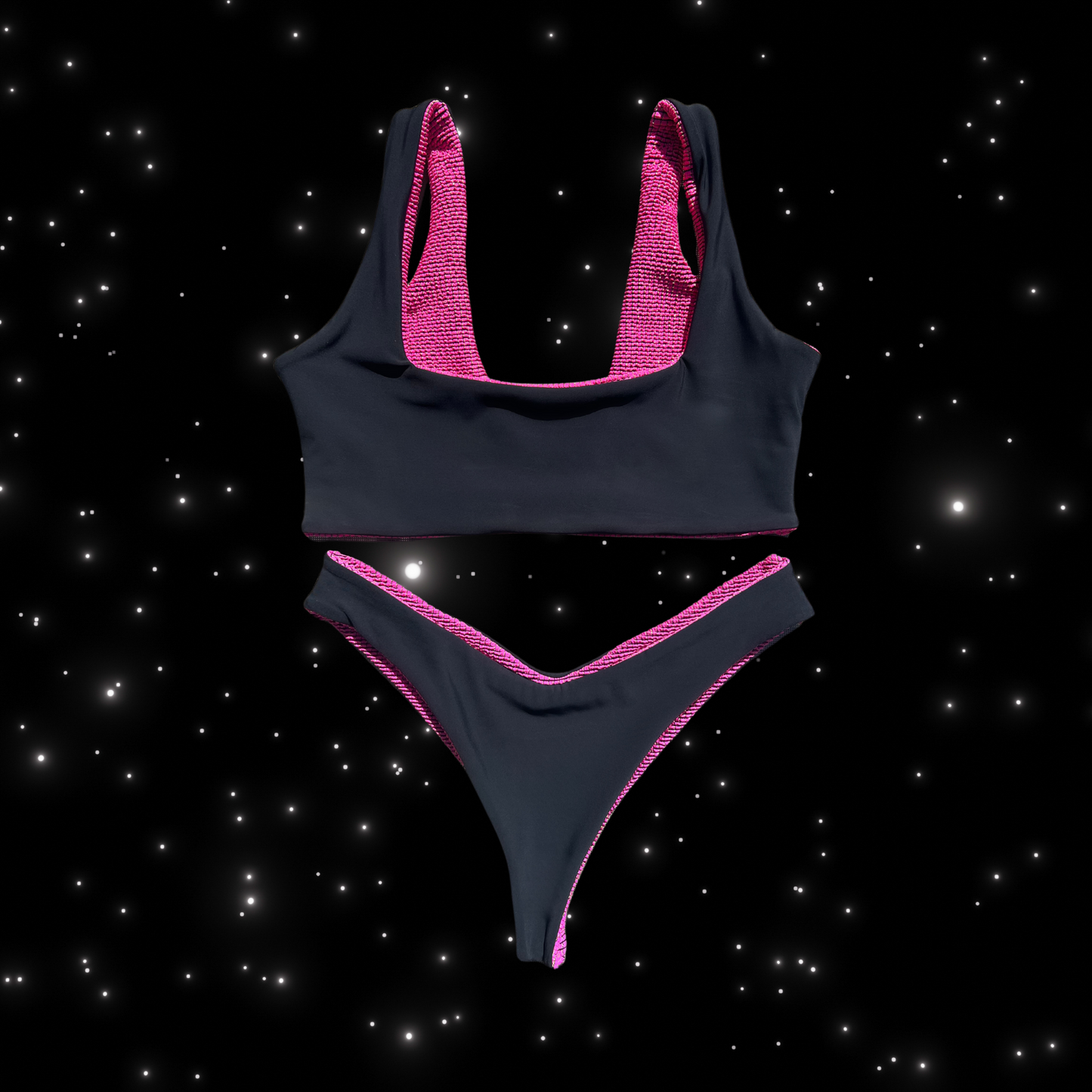 Cosmo Reversible Bikini Top in The Madison