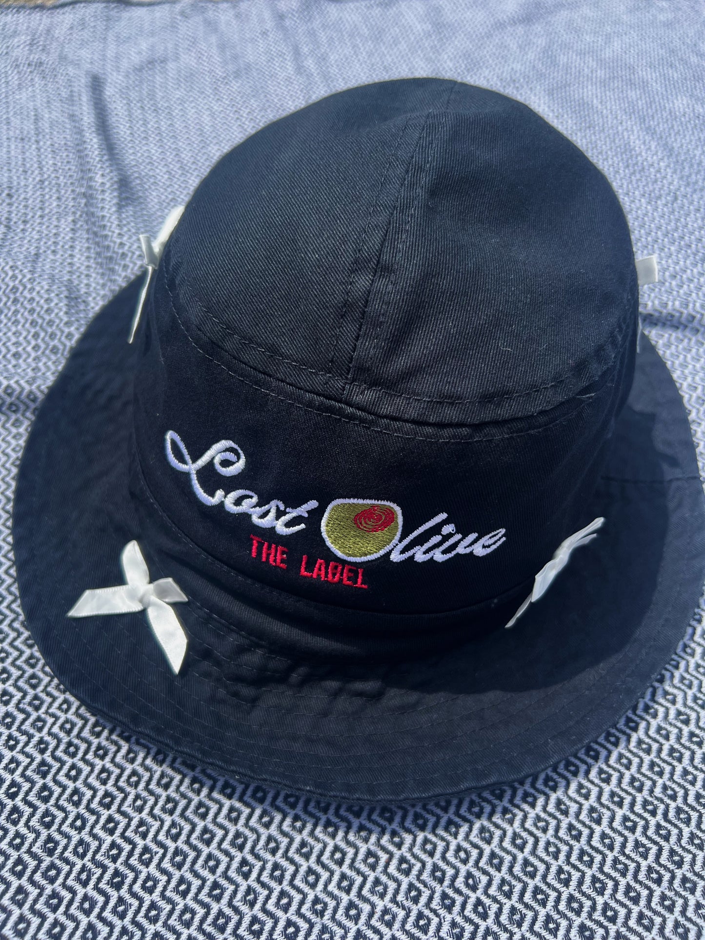 Lost Olive Bow Bucket Hat
