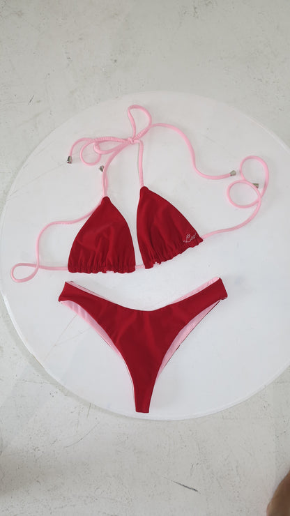 Cherry Bomb Reversible Bikini Top
