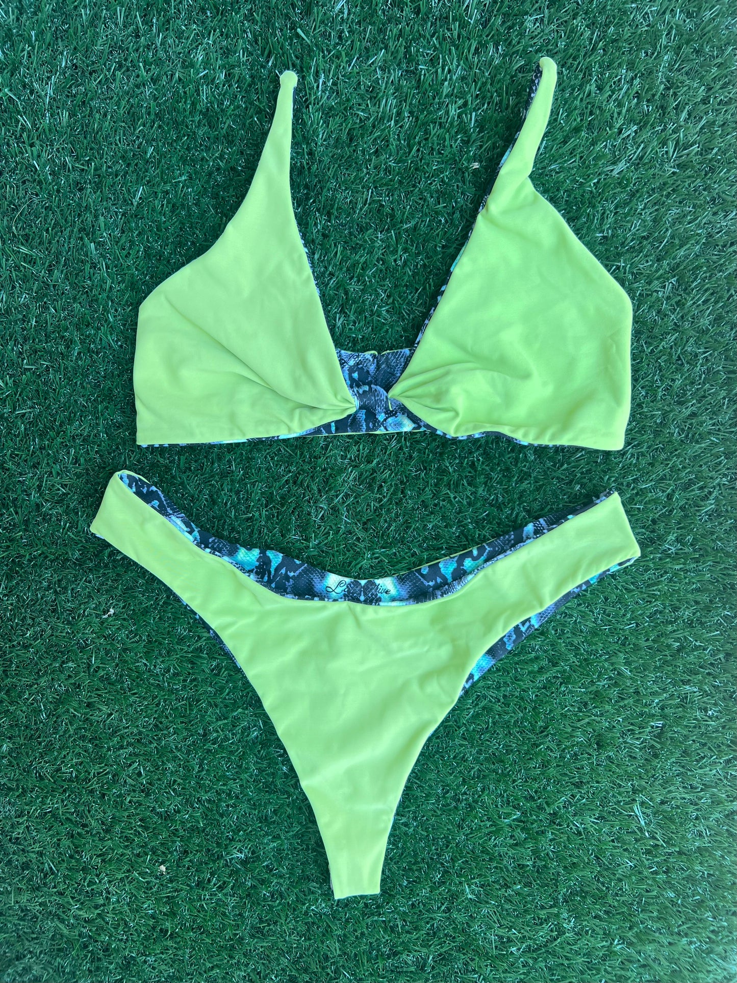 Neon Viper Reversible Bikini Bottom in The Phoenix