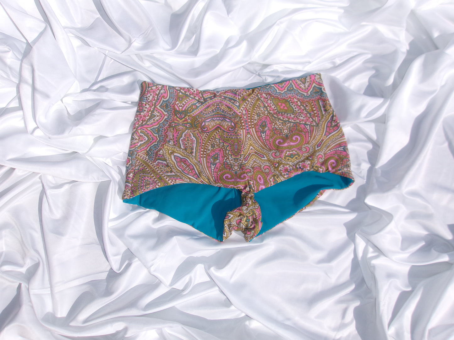Paisley Breeze Reversible Bikini Bottom
