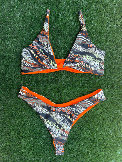 Serengeti Sunset Reversible Bikini Bottom in The Phoenix