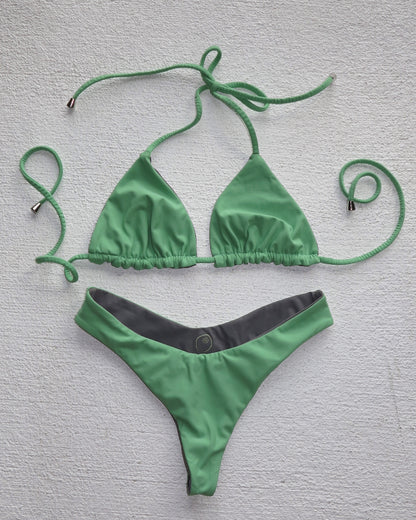 Sea Glass Reversible Bikini Top
