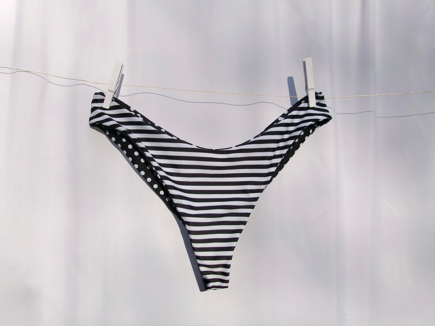 Mixed Signals Reversible Bikini Bottom