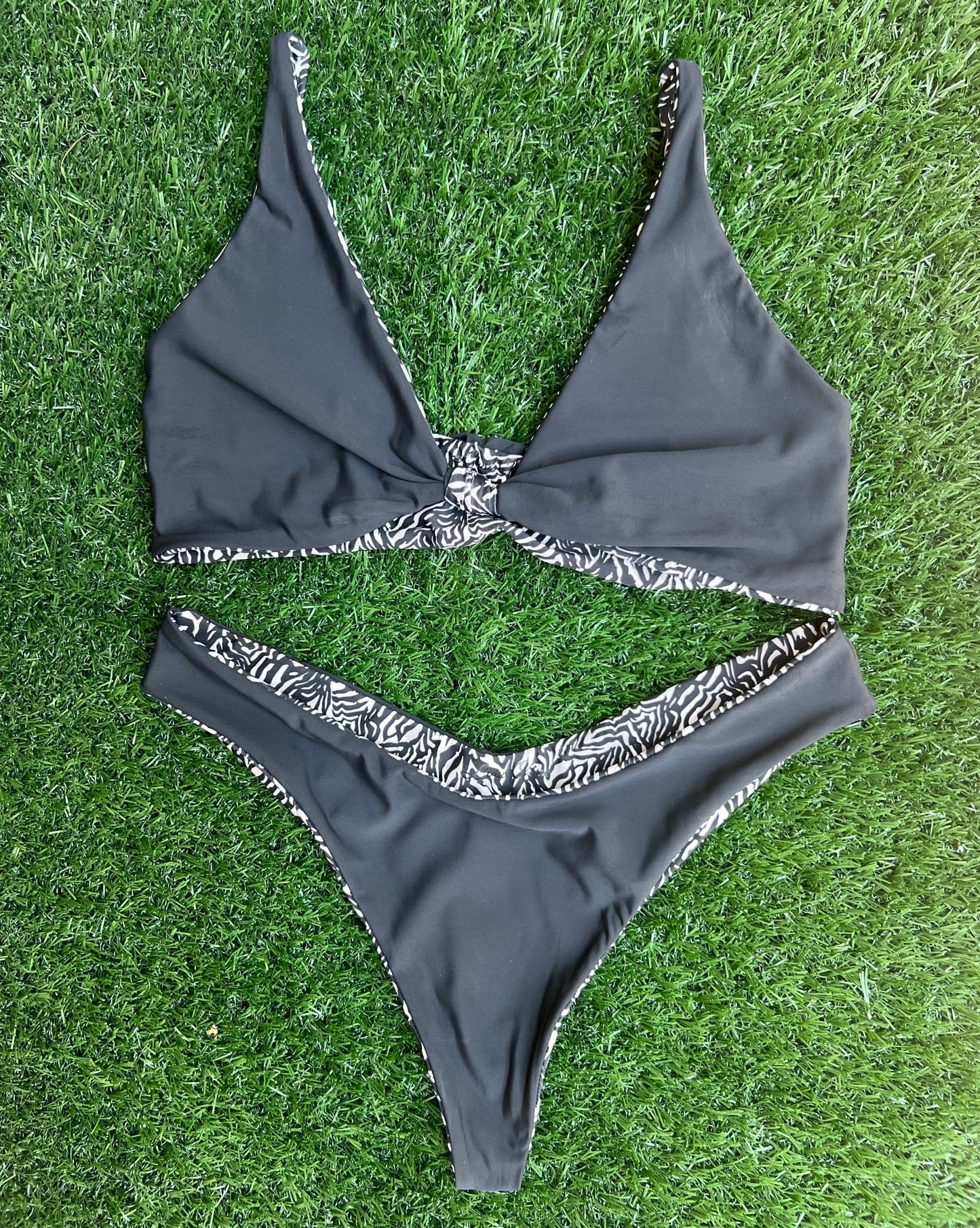 Zebra Dunes Reversible Bikini Bottom in The Phoenix